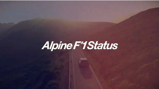 ALPINE F1 プロモーション映像